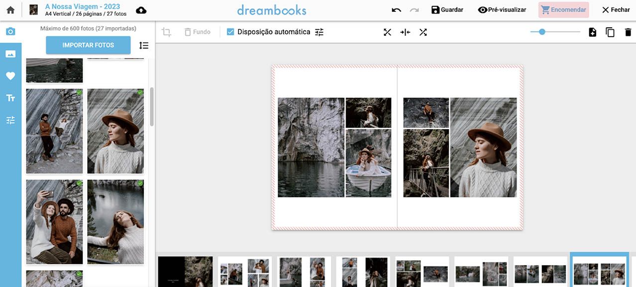 encomendar o foto livro dreambooks